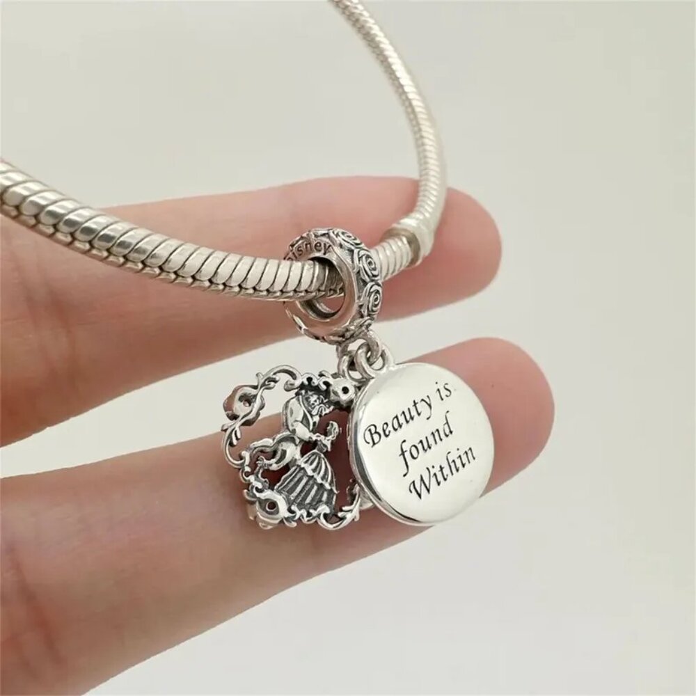 Pandora Disney Beauty And The Beast Dancing Dangl… - image 6